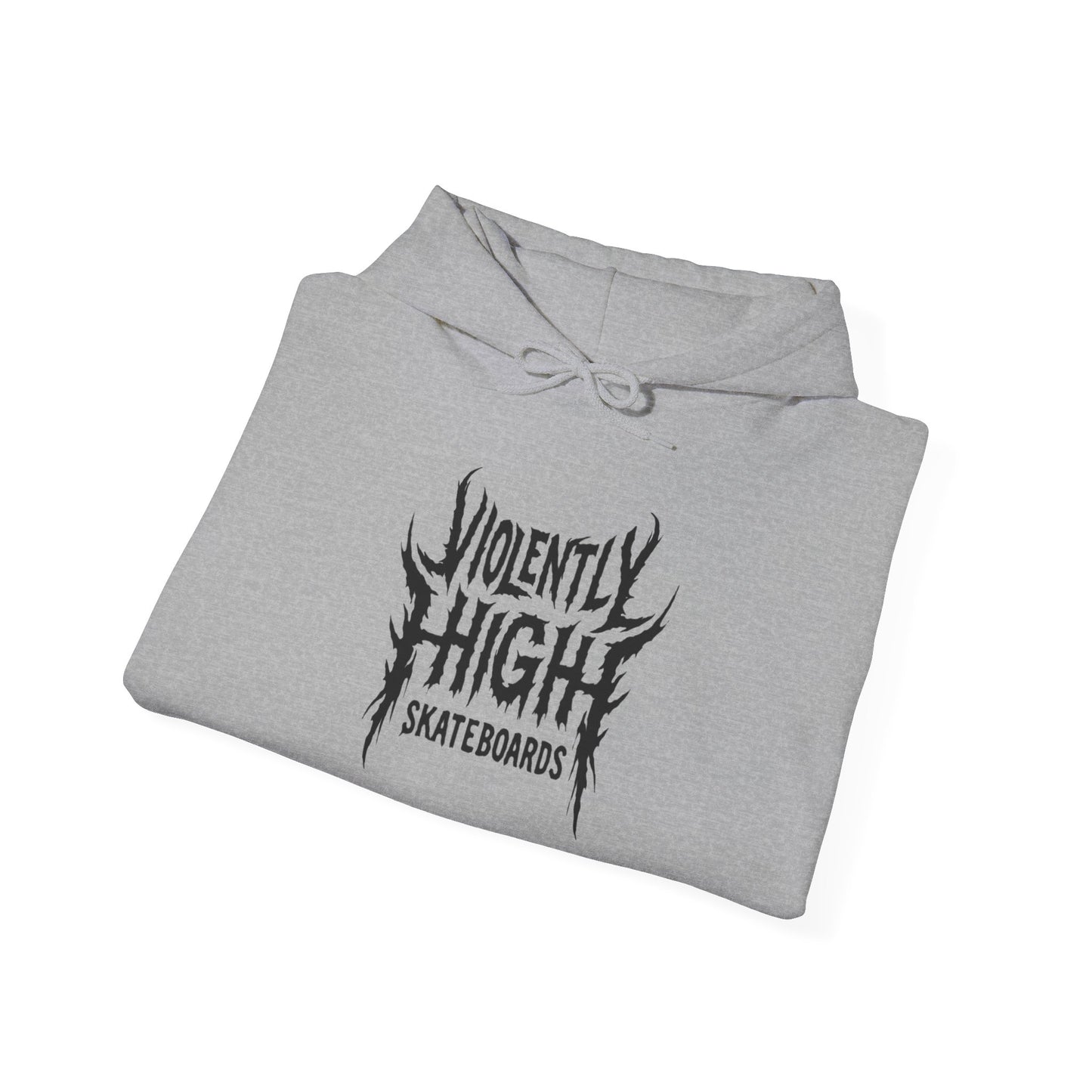 Violently High Skateboards Hoodie — Graphic Skateboard Pullover