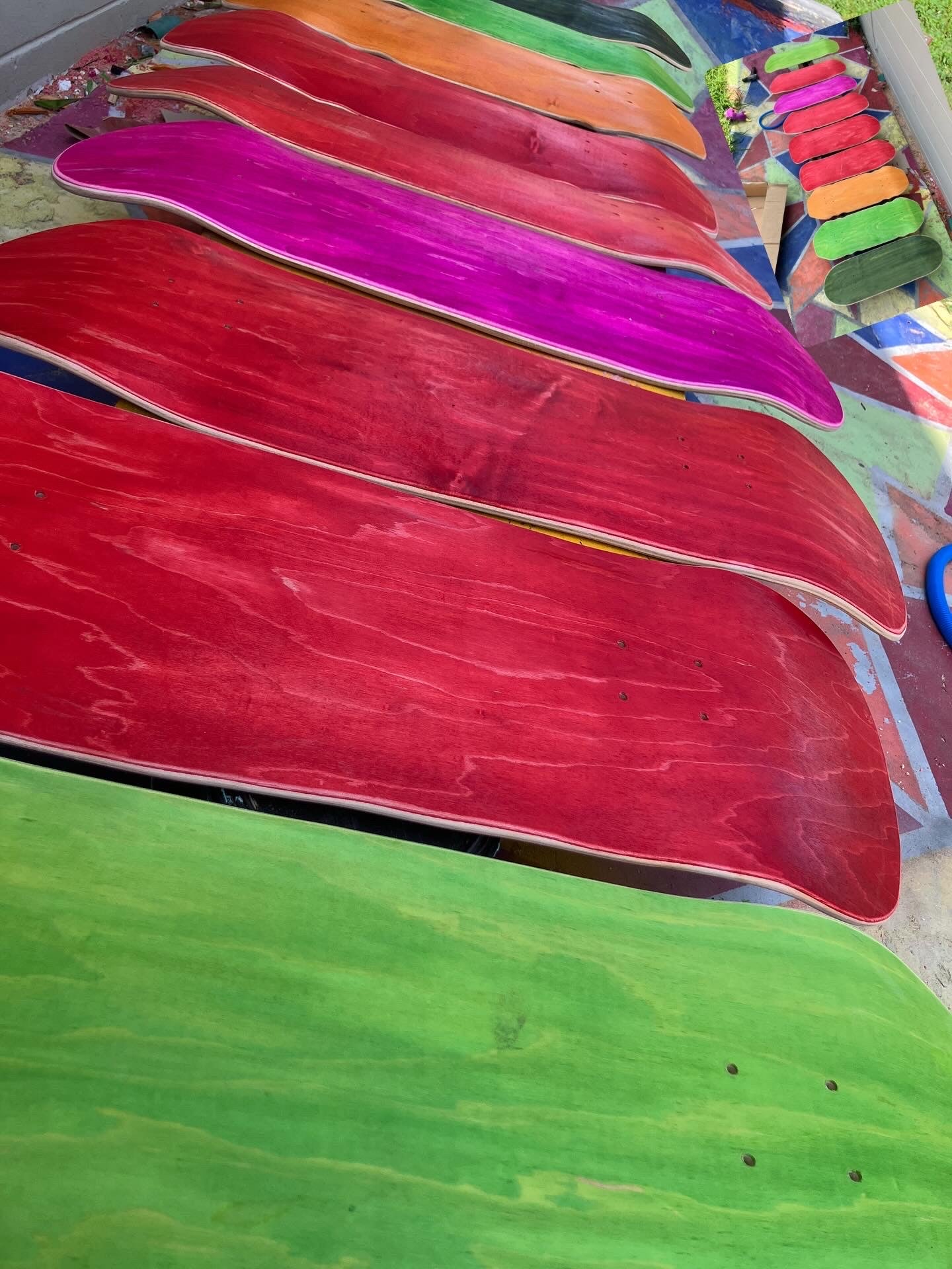 HANDSHAPED BLANK SKATEBOARD DECKS - MULTIPLE SIZE/SHAPE/WHEELBASE OPTIONS