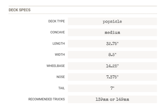Violently High Skateboards "Ride the Nightmare" (8.50 POPSICLE)