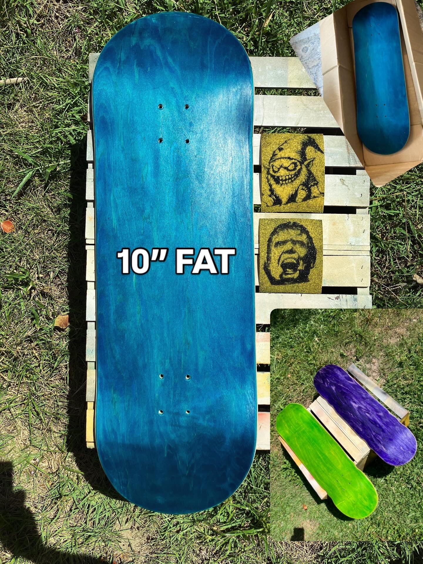 VIOLENTLY HIGH SHOP SKATEBOARD DECKS - 16 SHAPES AND VARIATIONS Premium SHAPED Skateboard Decks EGGS and more