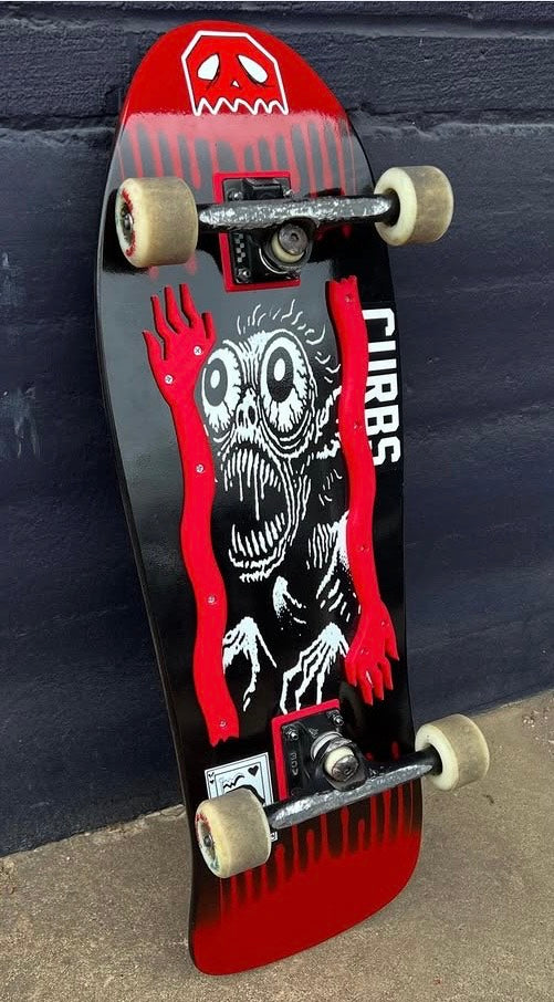10" Old School VHS Goblin Screen printed skateboard Deck - Screen print Goblin graphic