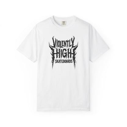 Violently High Skateboards logo T-shirt | Skateboard Graphic Tee