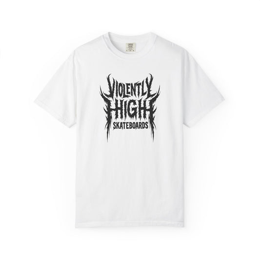 Violently High Skateboards logo T-shirt | Skateboard Graphic Tee
