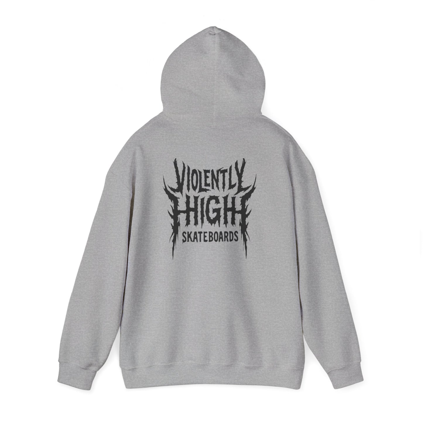Violently High Skateboards Hoodie — Graphic Skateboard Pullover