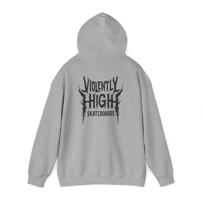 Violently High Skateboards Hoodie — Graphic Skateboard Pullover