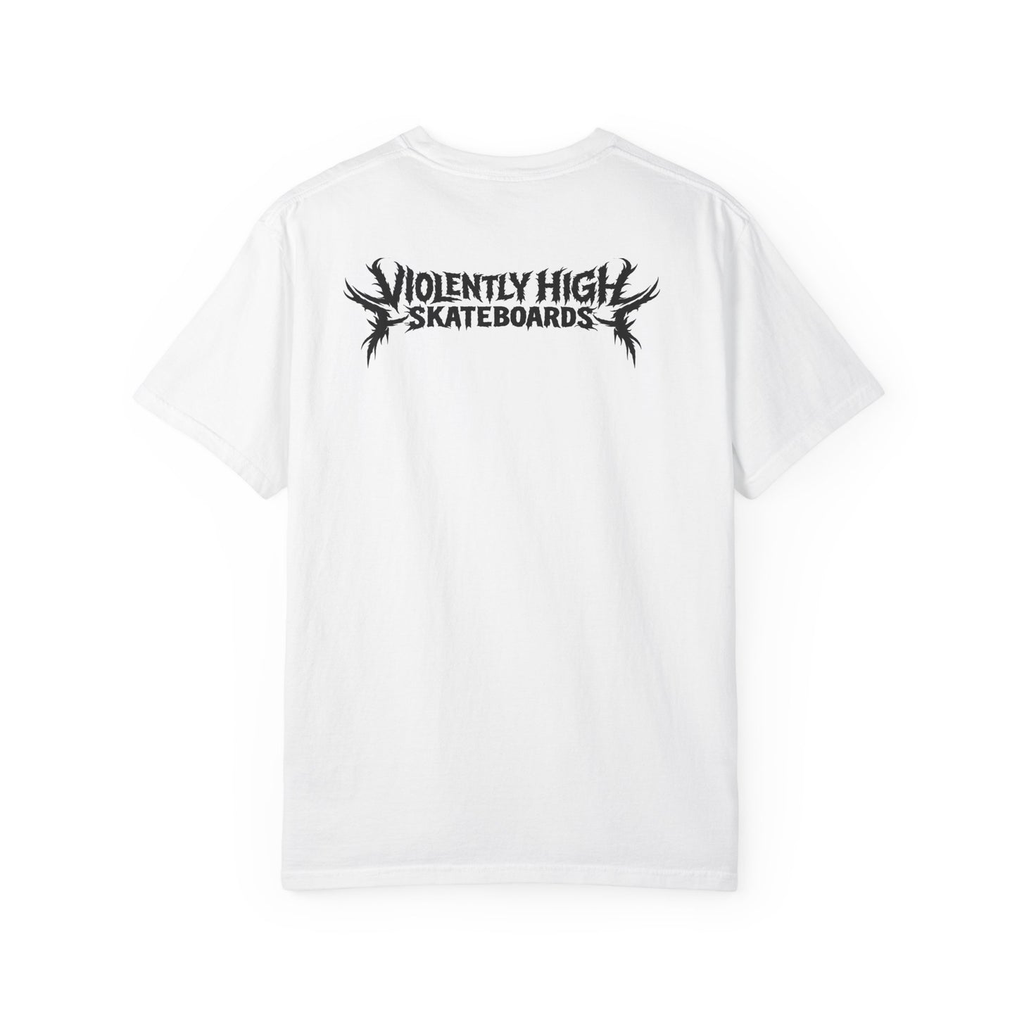 Violently High Skateboards logo T-shirt | Skateboard Graphic Tee