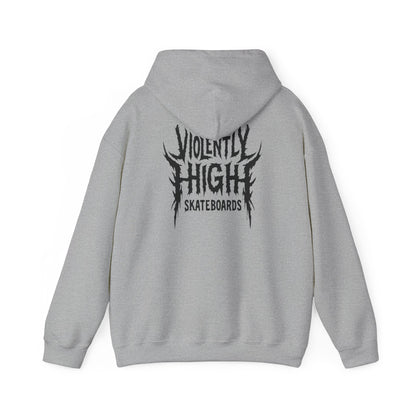 Violently High Skateboards Hoodie — Graphic Skateboard Pullover