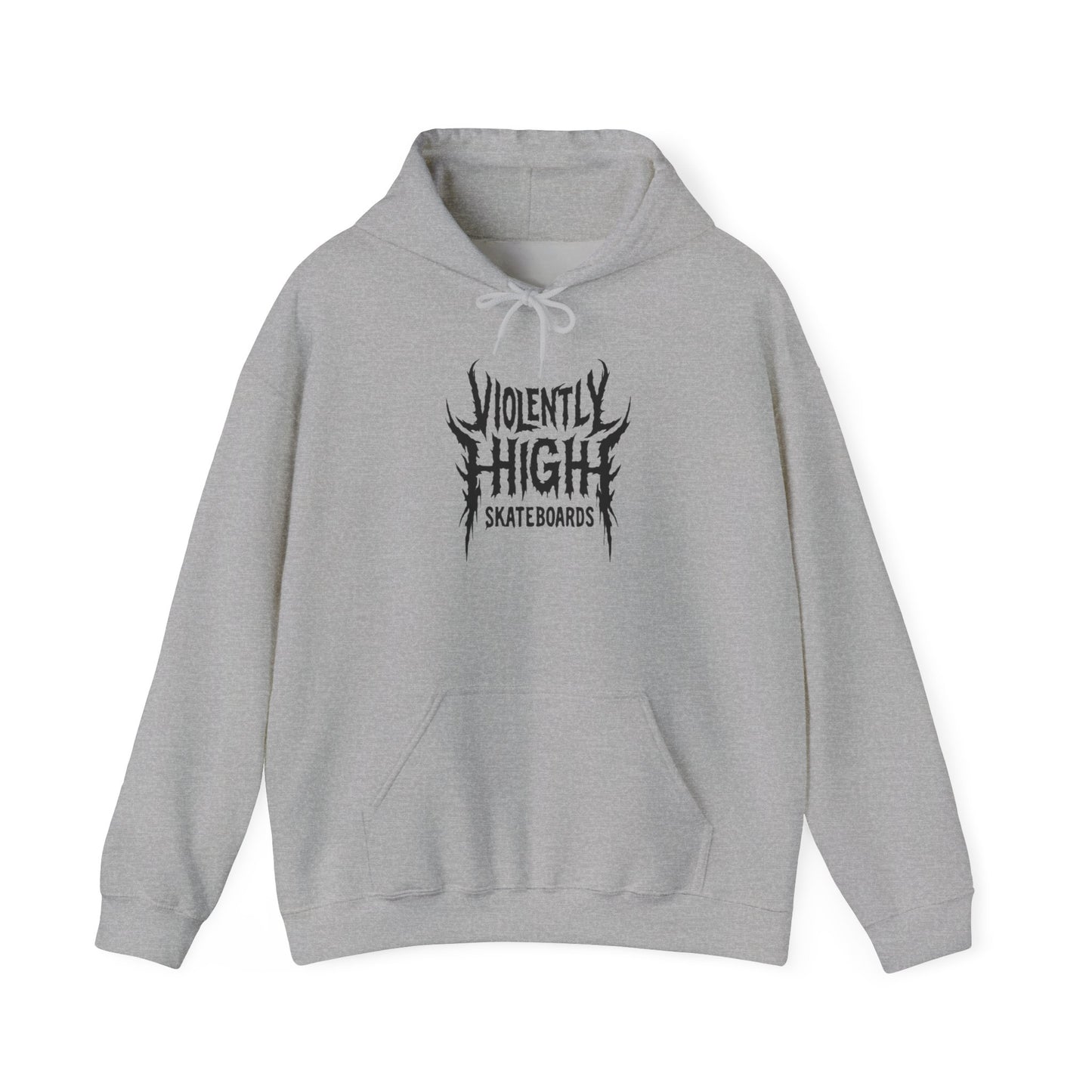 Violently High Skateboards Hoodie — Graphic Skateboard Pullover