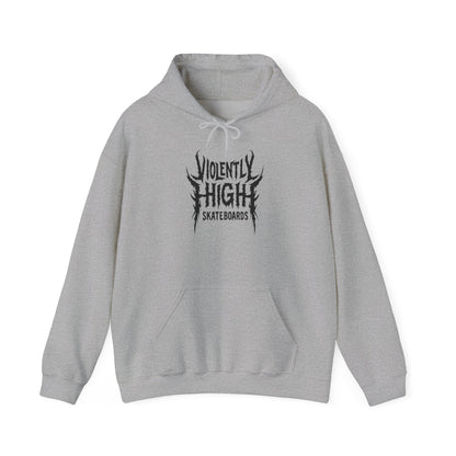 Violently High Skateboards Hoodie — Graphic Skateboard Pullover