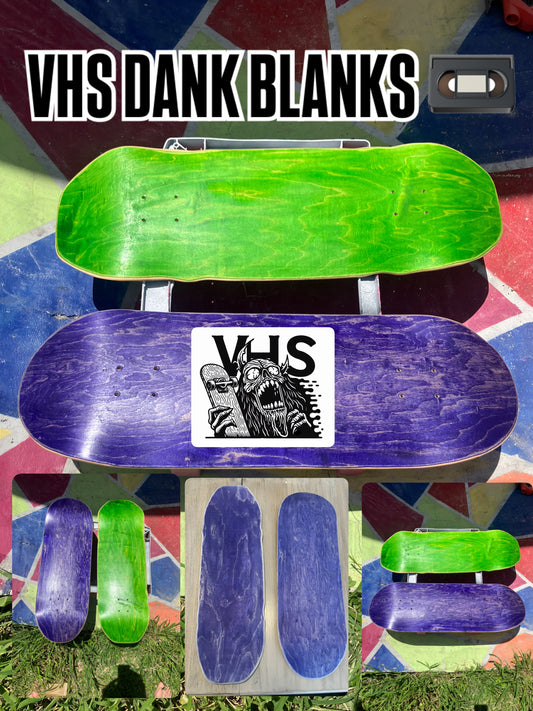 #1 VHS BLANK SKATEBOARD DECKS - Premium Blank Skateboard Decks
