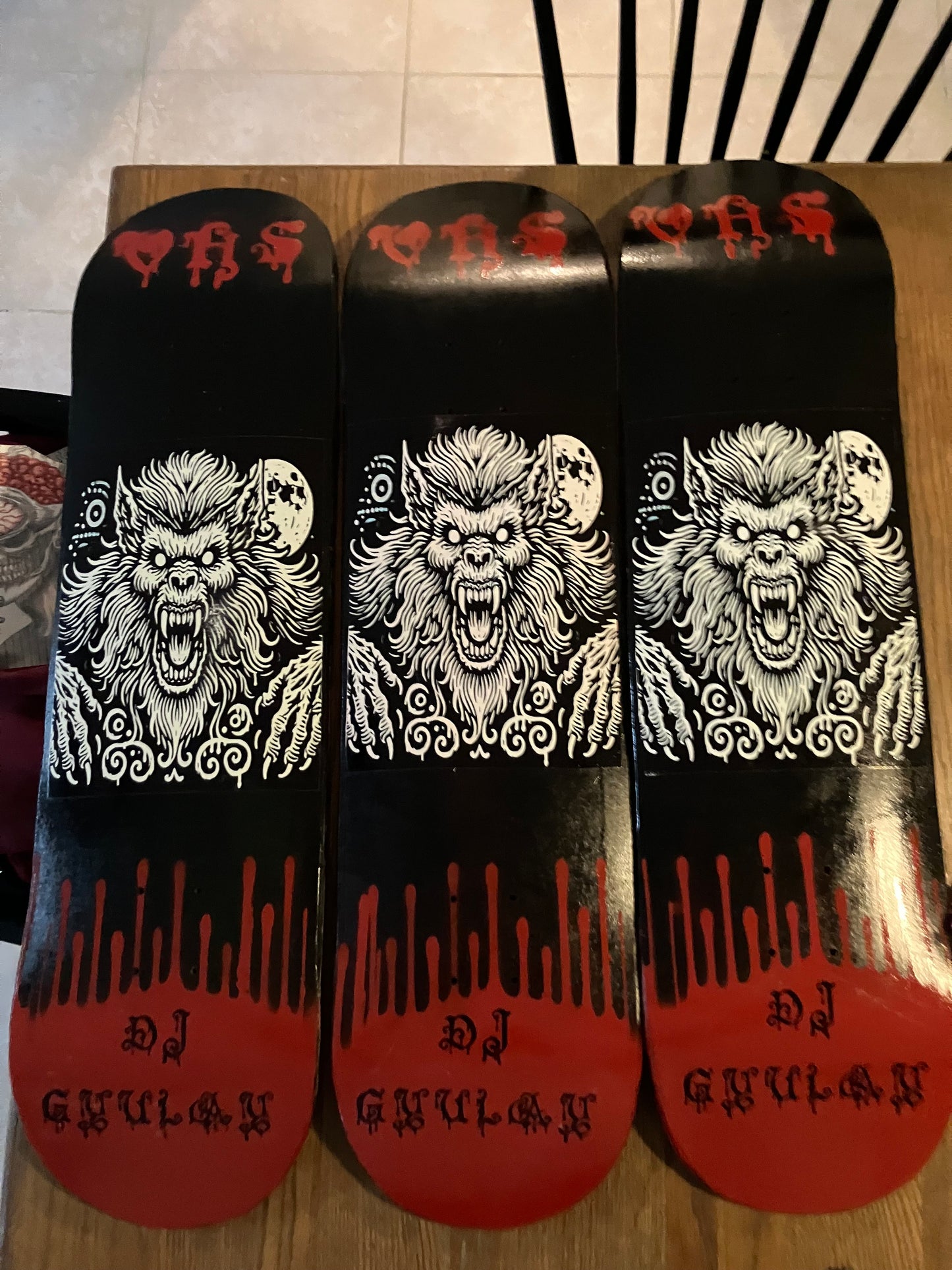 DJ GYULAY PRO MODEL 8.5 POPSICLE SKATEBOARD DECK