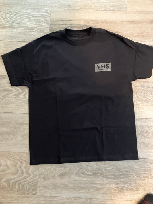 VHS CHEST LOGO TEE SHIRT - HIGH QUAILTY THICK TEE