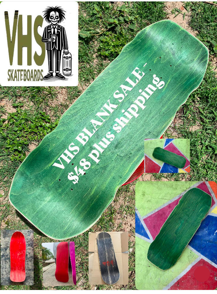 #1 VHS BLANK SKATEBOARD DECKS - Premium Blank Skateboard Decks