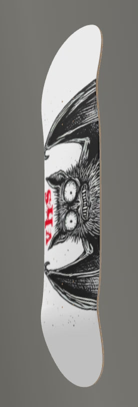 Horror Skateboard Deck – [to MUCH caffeine] | Violently High Skateboards